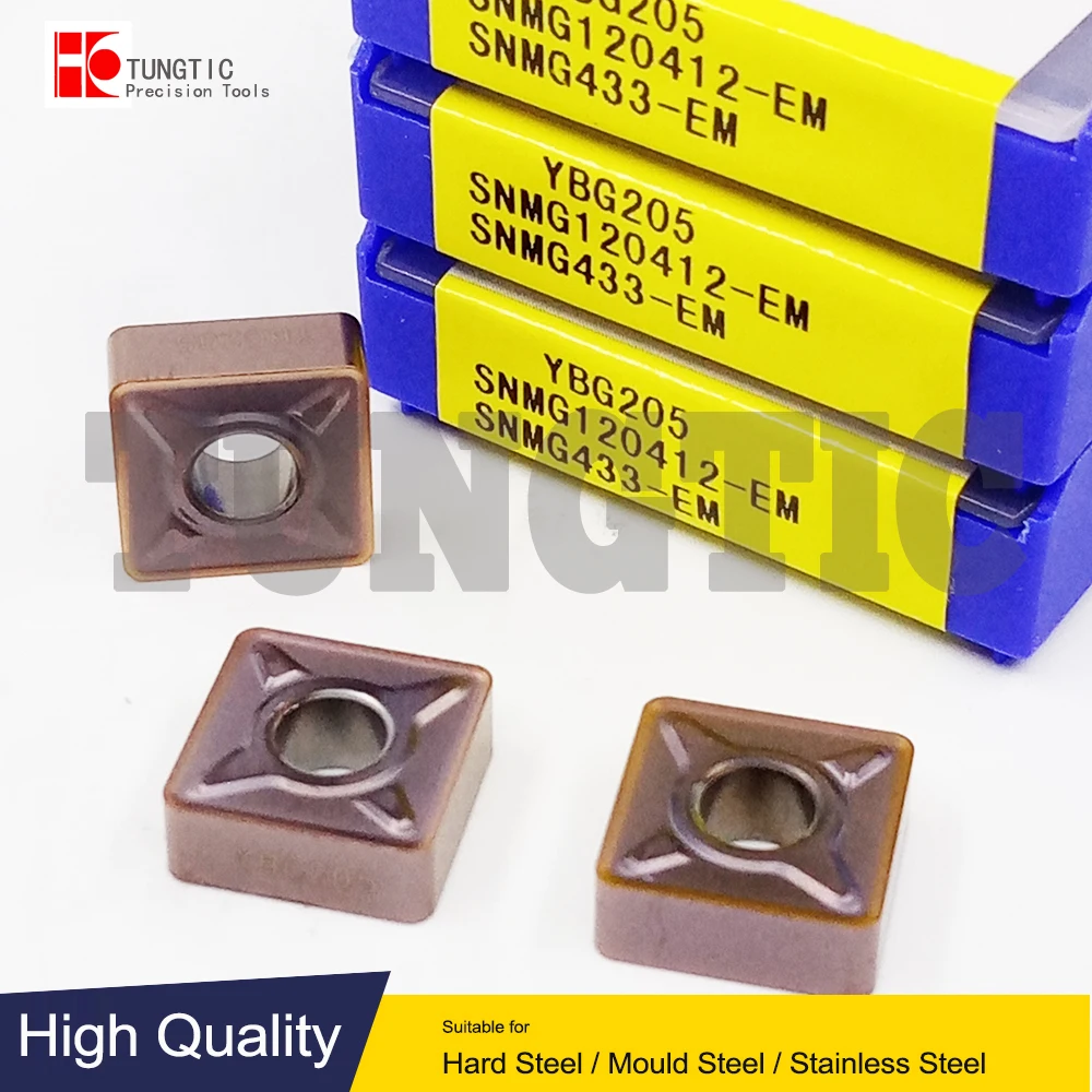 SNMG120412-EM Turning Inserts Carbide Cutter For CNC SNMG 120412-EM