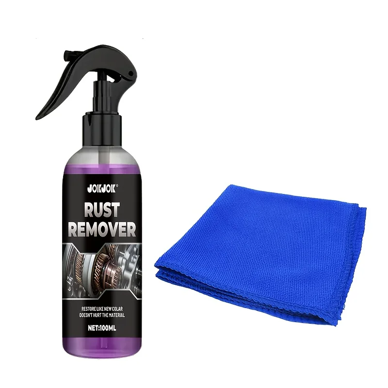 Multifunctional rust remover-contains a rag, easy to apply, anti-oxidation spray, no power supply, very suitable for protecting RV components, liquid, efficient rust removal and repair