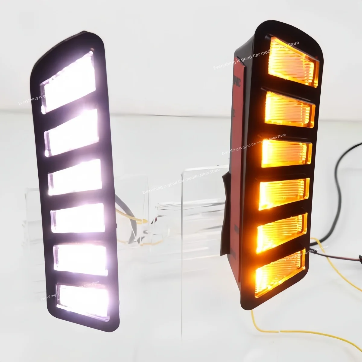 For LYNK & CO 03 2021 Daytime running light Auto parts LED Driving light Turn Flowing water Front fog light Decorative light
