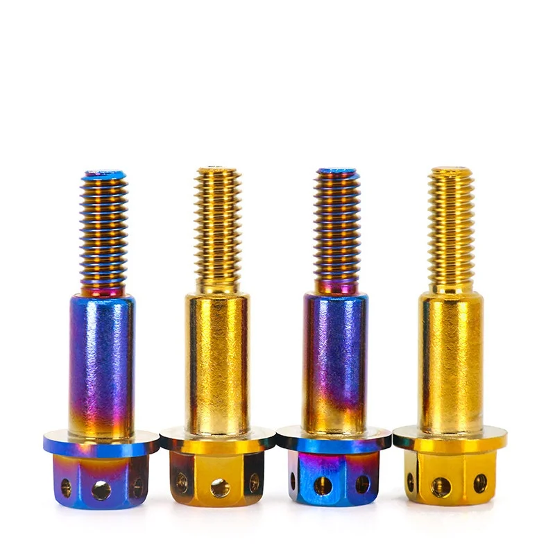 M6 304 Stianless Steel Outer Hexagonal Flange Hollow Screws Motorcycle Modification Bolts With Steps