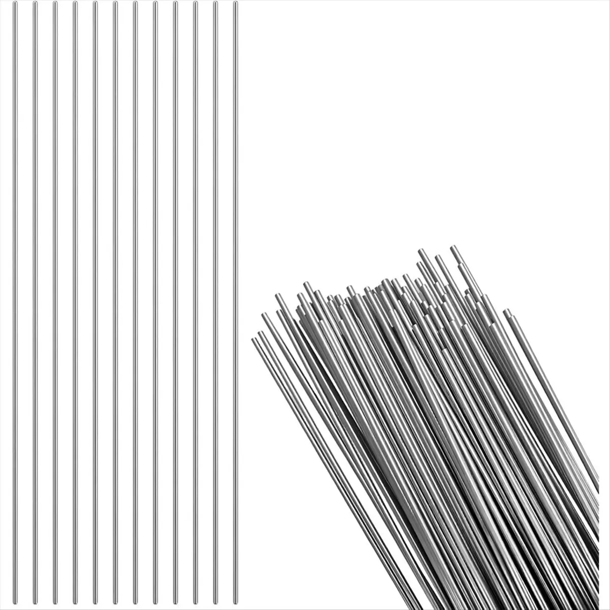 ABFW 30Pieces Aluminum Welding Rods,Low Temperature Easy Melt Welding Sticks No Flux Required Metal Universal Weld Wire 1.6mm