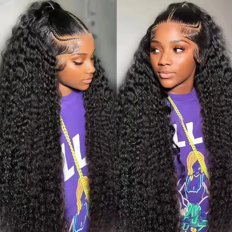 

40-дюймовый парик из натуральных волос на кружеве 13x4 13x6 HD для женщин, вьющийся парик, предварительно выщипанные парики из человеческих волос, качественные фронтальные парики из человеческих волос