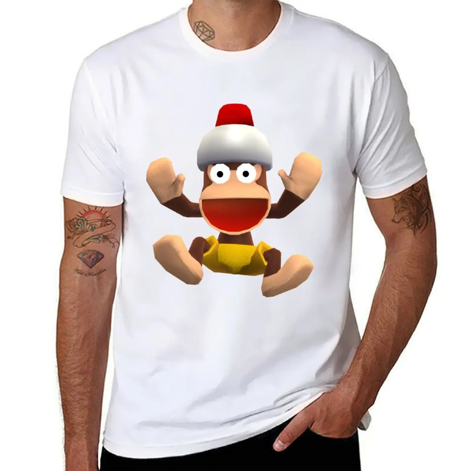 Ape Escape T-Shirt Big Size Short Sleeve Casual Top