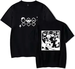 Qsmp-男性と女性のための半袖Tシャツ、カジュアルなストリートウェア、ファッション、クール、夏