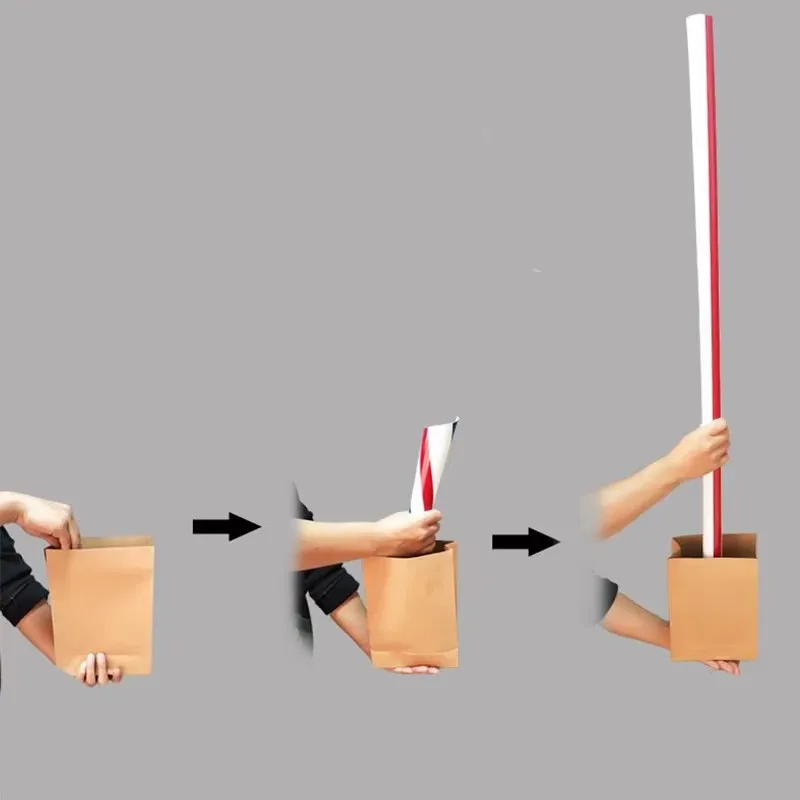 

Big Straw Production From Bag Stage Magic Tricks Props Funny Street Performance