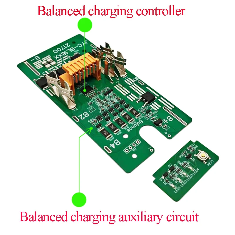BL1880 For MAKITA 18V Li-ion Battery Case BMS PCBA Balance