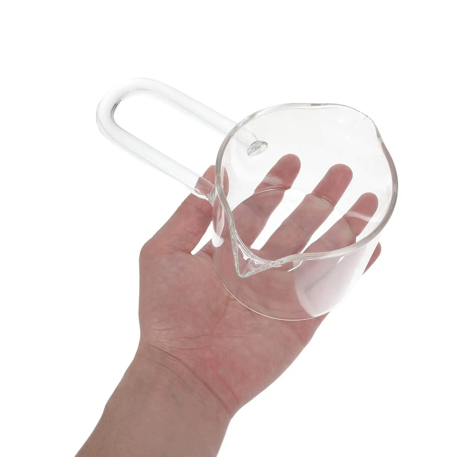 Espresso Measuring Cup 8 Oz Clear Graduated Liquid Measuring Cup Glass for Milk Frothing Gravy Bowl Syrup Dispenser Sauc