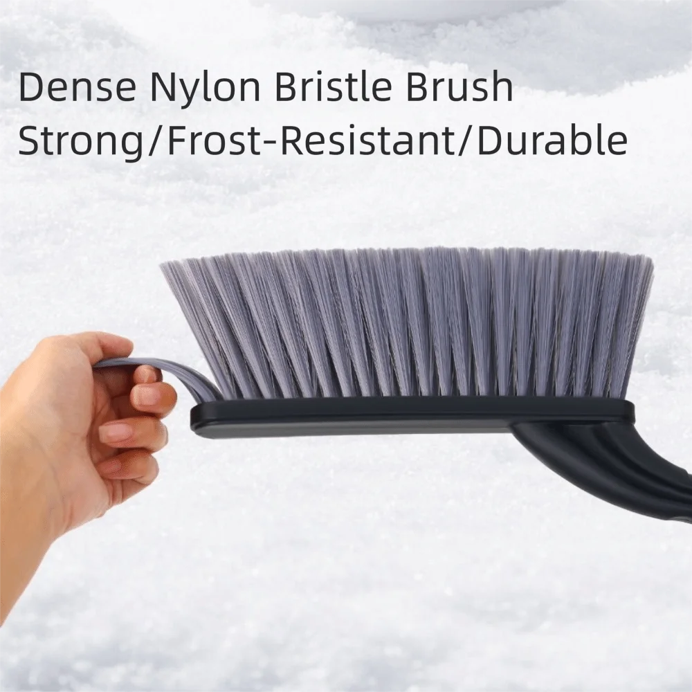Practical Detachable Snow Shovel Brush Non Slip Portable Car Cleaning Brush Windshield Deicer Remover