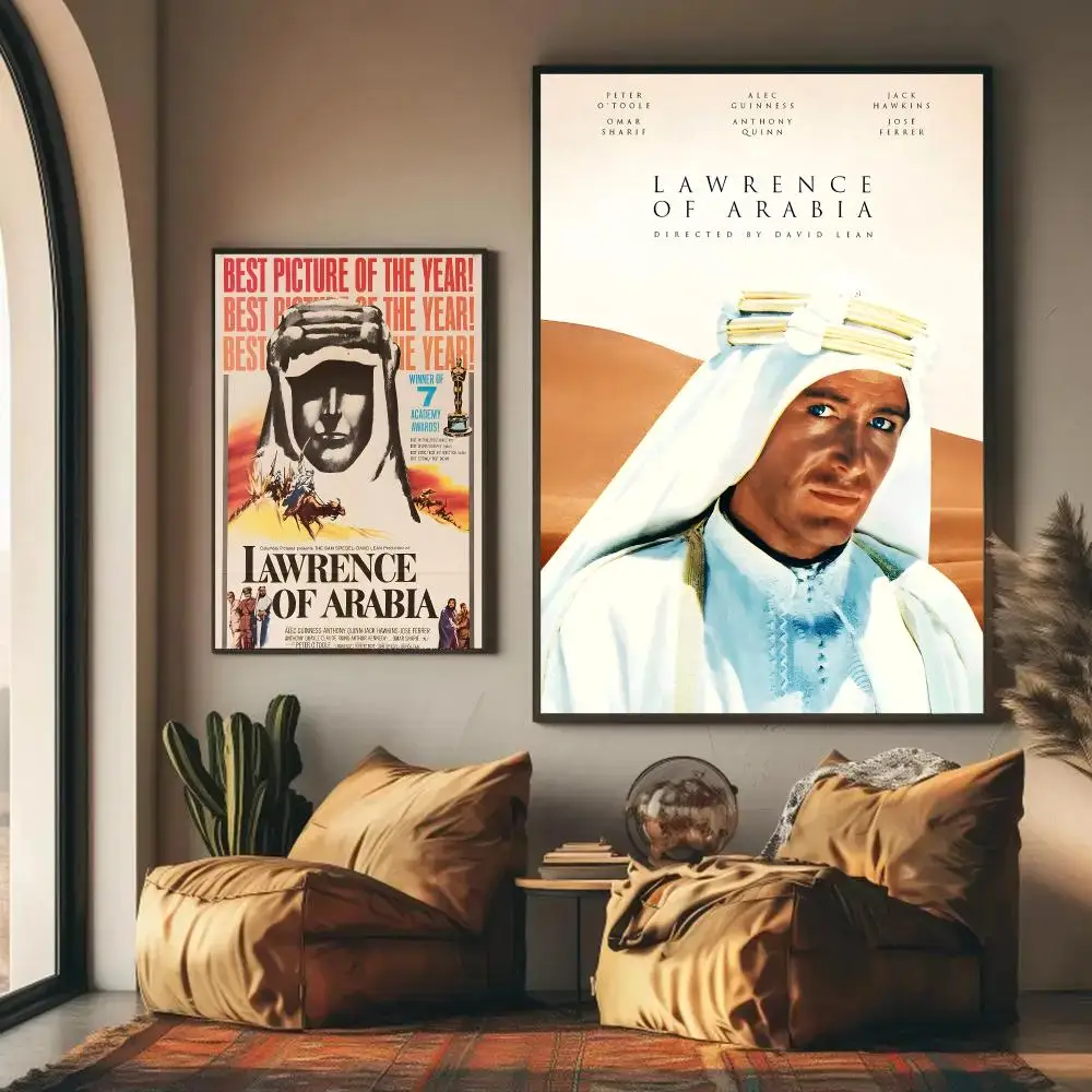 Lawrence Of Arabia Poster HD Wall Art Decal Self-Adhesive Aesthetic Decor For Home Living Bedroom Bar Aesthetic