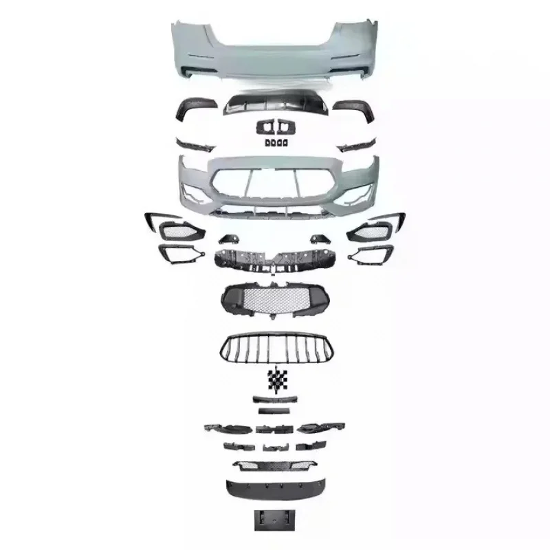 

GT S 2013-2017 Body Parts Car Front Bumper Grille and Front Lip Kit