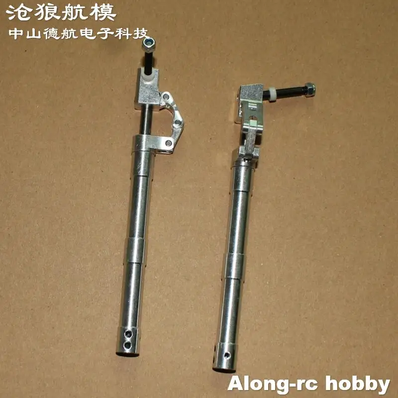 1 paire 80 90 à 180mm D4 D5 15 degrés amortissement principal train d'atterrissage à genoux adapté aux modèles J10 DIY 3-6kg pièces d'avion EDF RC