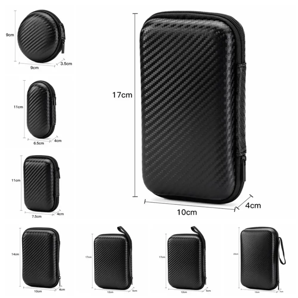 Shockproof Headphones Carrying Case Waterproof Dust-proof Earphone Storage Bag Lightweight Pressure Resistance 3C Digital