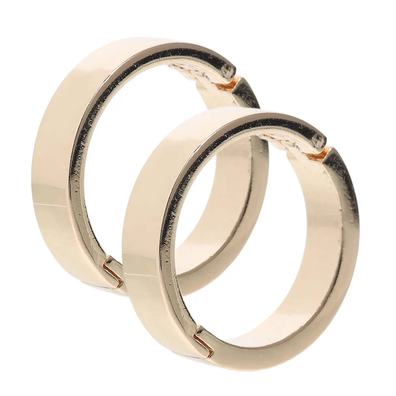 2 Pcs The Notebook Metal Binder Ring Circle Clips Rings Flash Card Wrought Iron