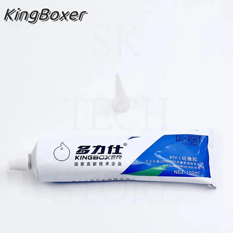 Kingboxer 100g DX-458T LED silicone rubber CPU Silicone Adhesive Grease Paste Glue Rubber fixed waterproof