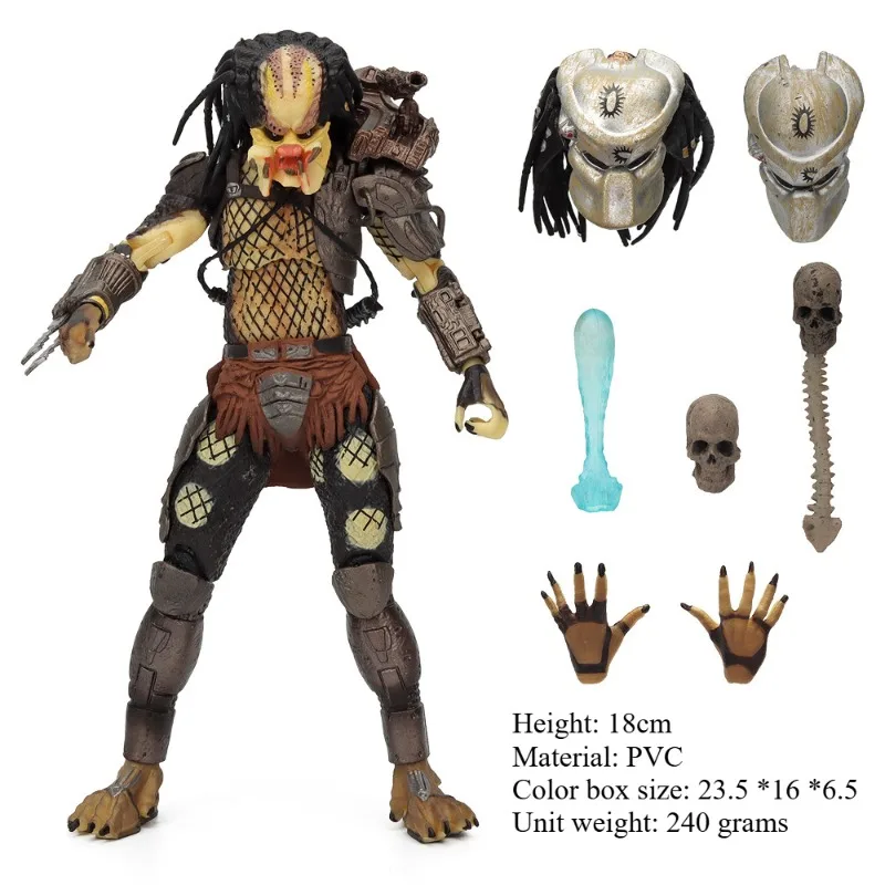 NECA Figure Predator Action Figures Jungle Hunter Toys Alien Collection Models Joints Movable Rich Accessories Holiday Gifts