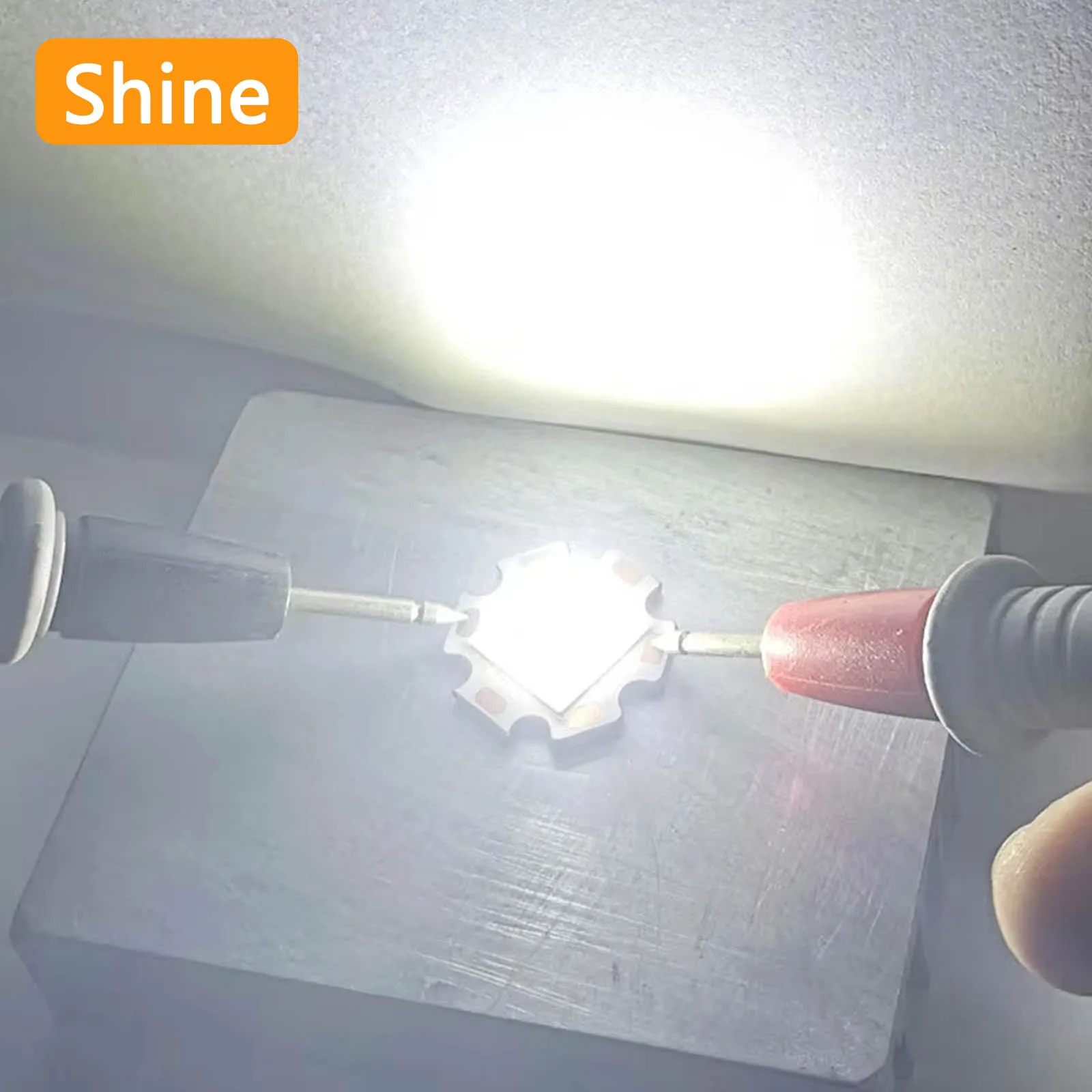 High Power LED Beads 18W DC3-4V DC6-7V 3A 6A LED COB Lamp XHP70 Cold White DIY for Torch Flashlight Car Lighting