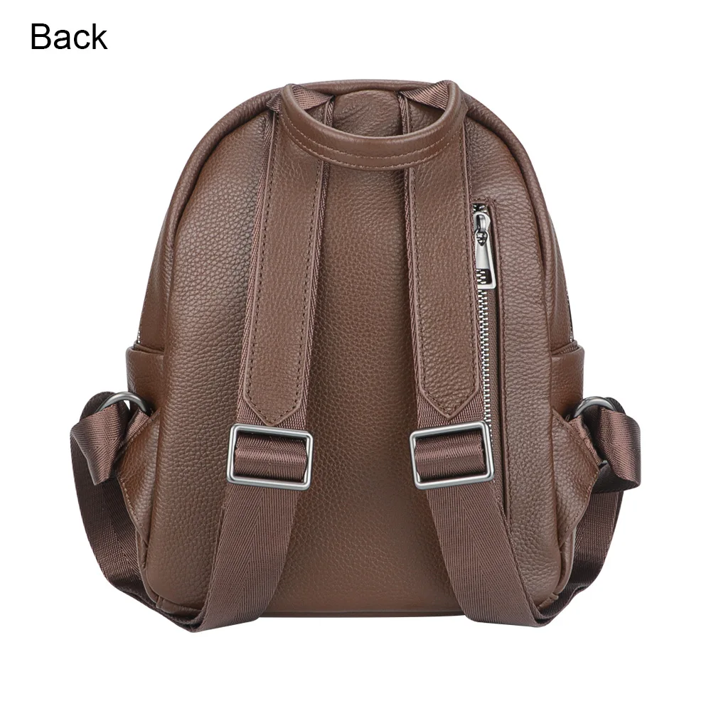 Royal Bagger Genuine Leather Backpacks for Women Large Capacity Back Pack Fashion Simple Commuter Handbag 2712