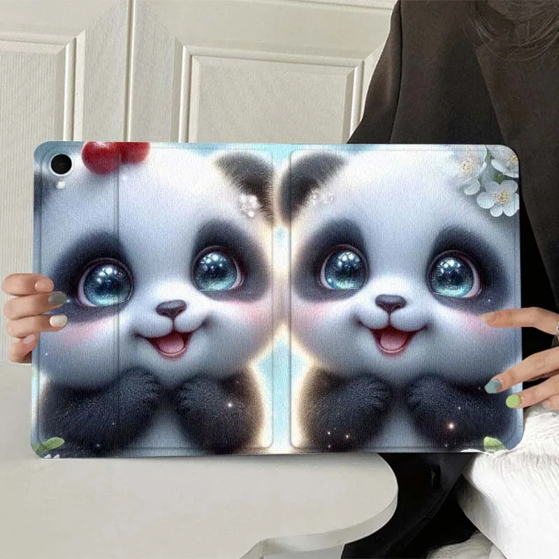 

Cute Panda Blue Eyes Gift For Samsung Galaxy Tab A7 A A8 A9 A11 S6 S11 10.1 10.4 10.5 Inch Lite PLus Soft Tablet Case