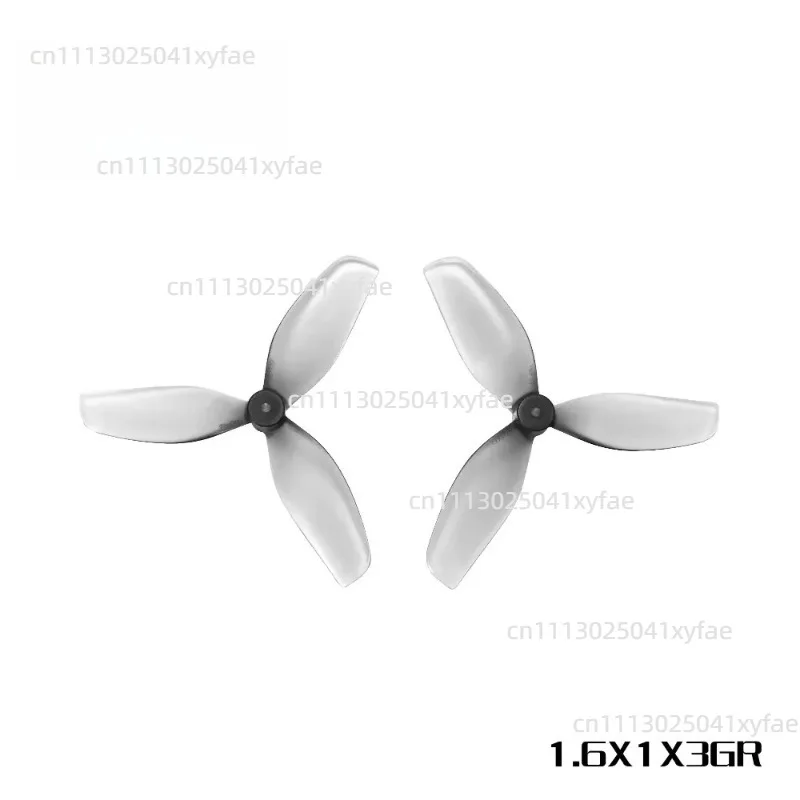 RC FPV Model Replacement Parts HQ Ultralight Whoop Prop 1.6x1x3 40mm Grey 12CW+12CCW 1mm Shaft