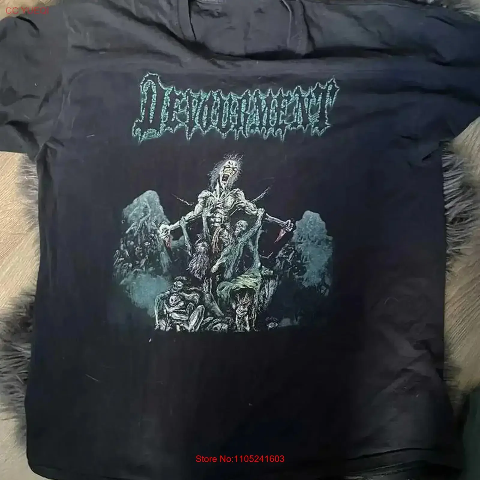 Devourment Band Detal Album Adult T Shirt All Size MK594 vintage Washed Stylish streetwear Stretched fashion Comfortable