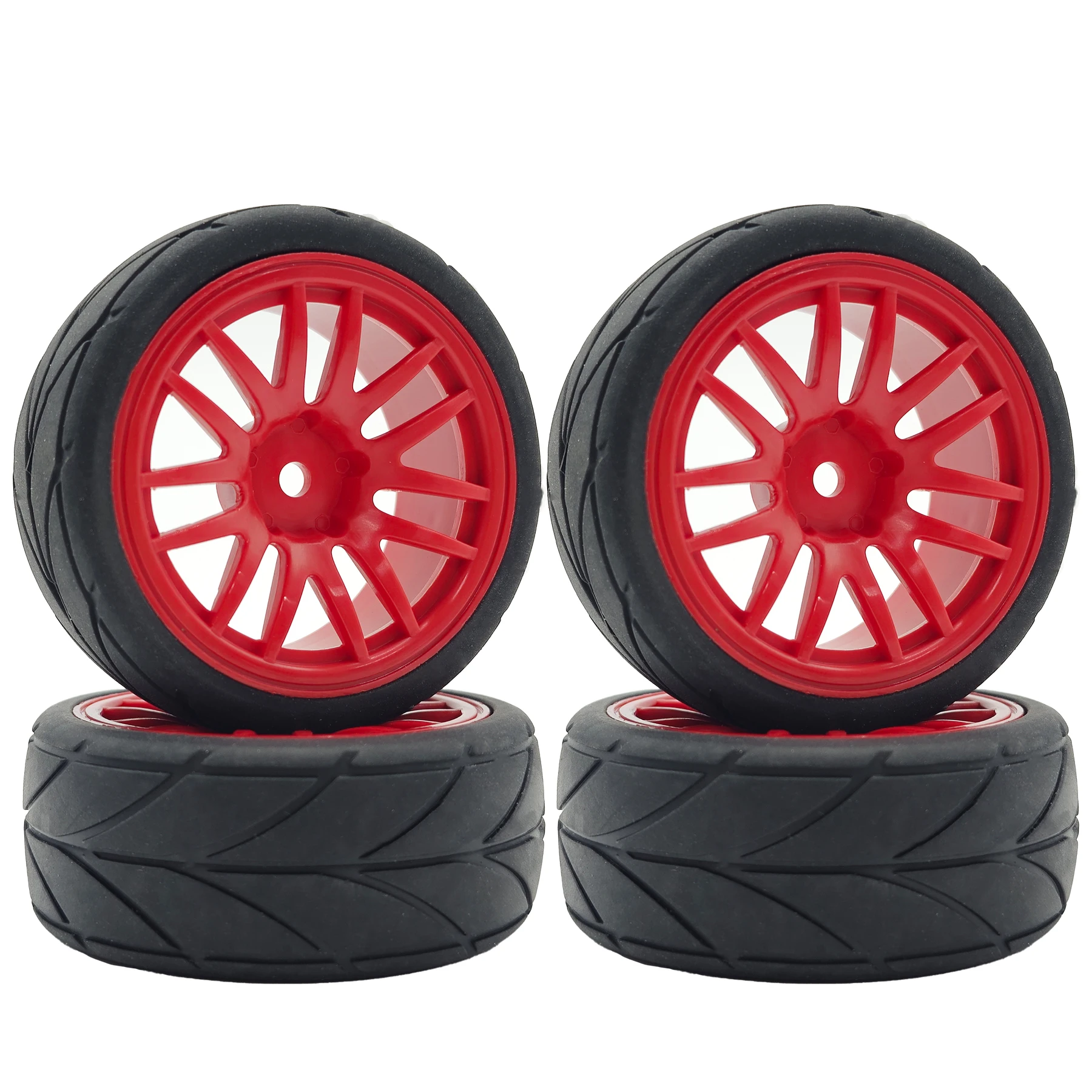 1/10 RC Racing Banden & Velgen Hub 12mm Hex voor 1:10 RC On Road Auto Tamiya TT01 TT02 XV01 XV02 PTG-2 TA06 HSP HPI Kyosho