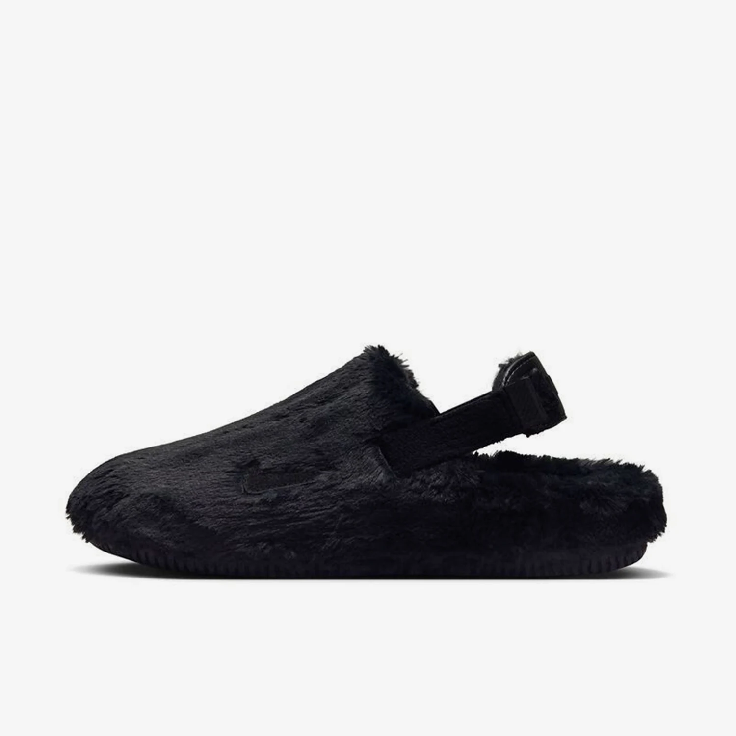 Nike Official Authentic 2024 Winter New Women's Home Warm Plush Slippers FZ3118-001