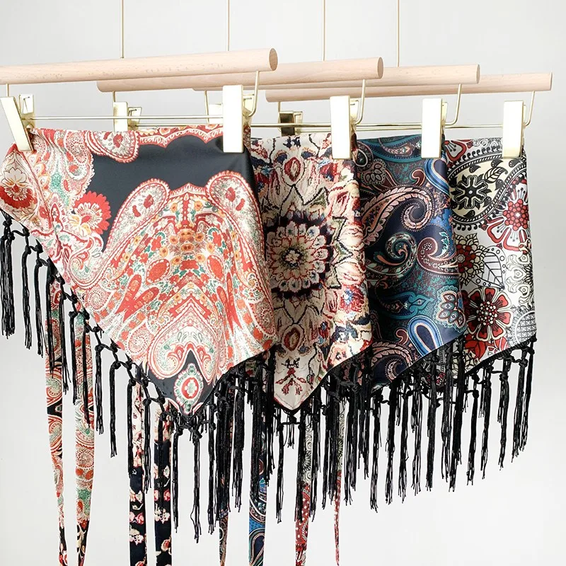 1pc-women-tassel-tie-waistband-apron-scarf-boho-printed-triangle-waist-wrap-skirt-waist-scarf-belt-decorative-fringe-hip-scarf