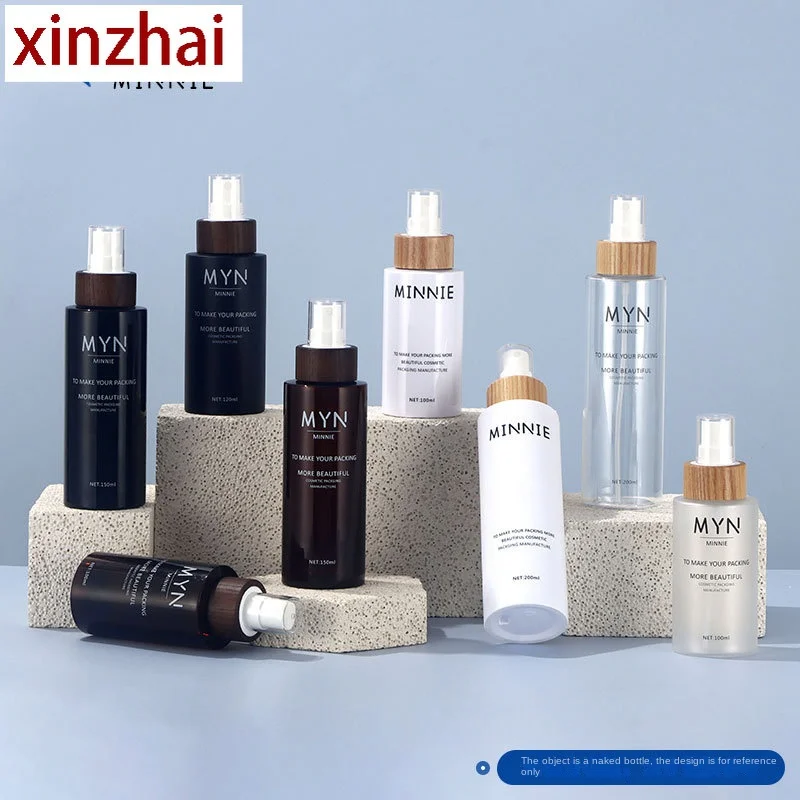 150Ml cylindrical fine mist perfume spray bottle plastic spray bottle cosmetics sub-packaging 100ml spray bottle