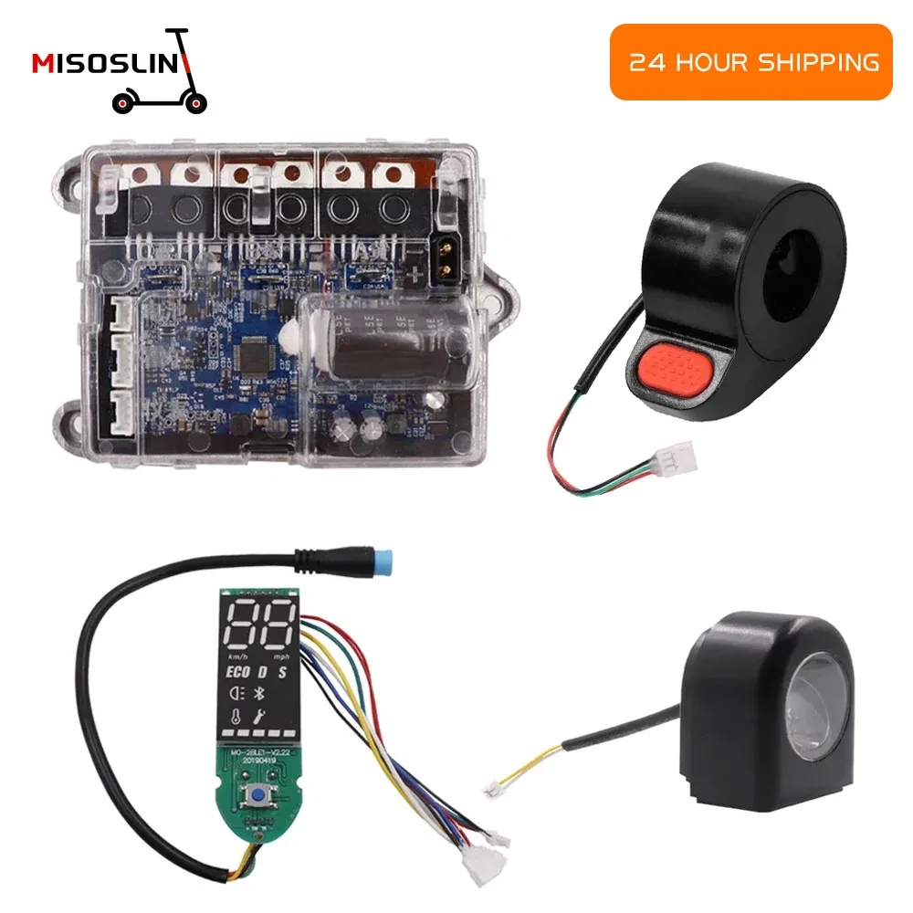 Controller Motherboard For Xiaomi M365 Pro Dashboard Display Circuit Board Electric Scooter Accessorie Thumb Throttle Front Lamp