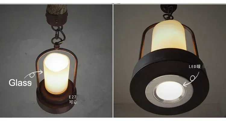 TechHPLED Chandelier Traditional Light With Down Light Wrought Iron Chandelier And Ceiling Lamp