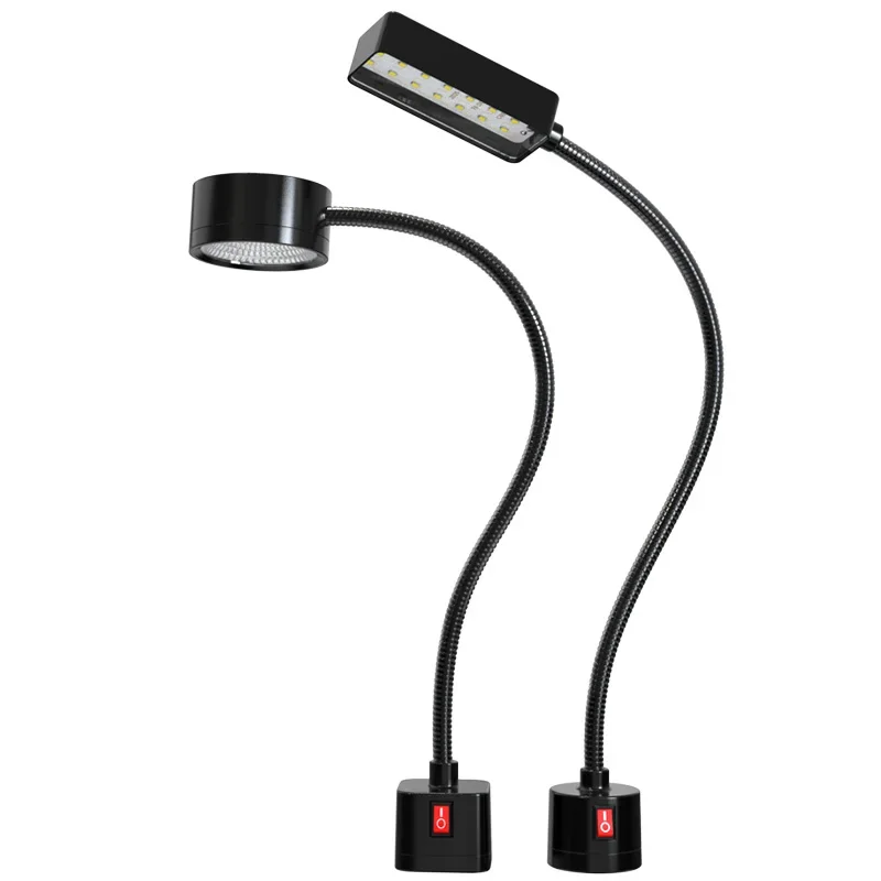 Multifunctional COB 5W/8W LED Work Light High Brightness Lathe Sewing Machine Flexible Gooseneck Lamp With Magnetic Base