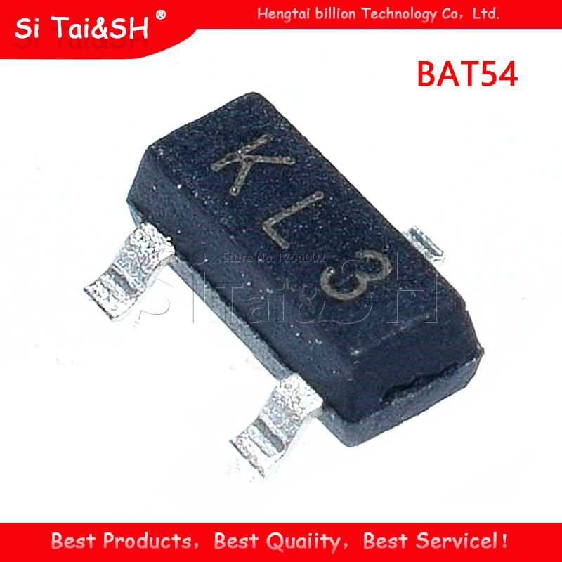 100PSC Schottky diode SOT-23 diode KL3 BAT54 BAT54C BAT54 KL1 BAT54S KL4 BAT54A KL2 BSS138 J1 BSS84 PD BSS123 SA