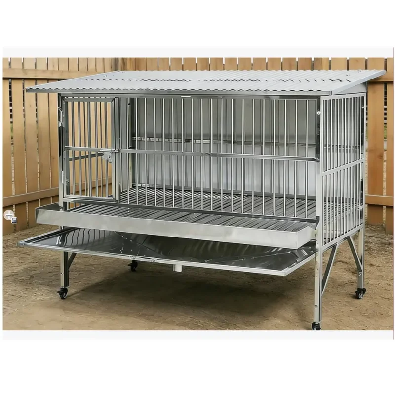 2026CE Thickened Stainless Steel Simple Classic Corrosion-Resistant Breathable Design Box Worry-Free Breeding Chicken