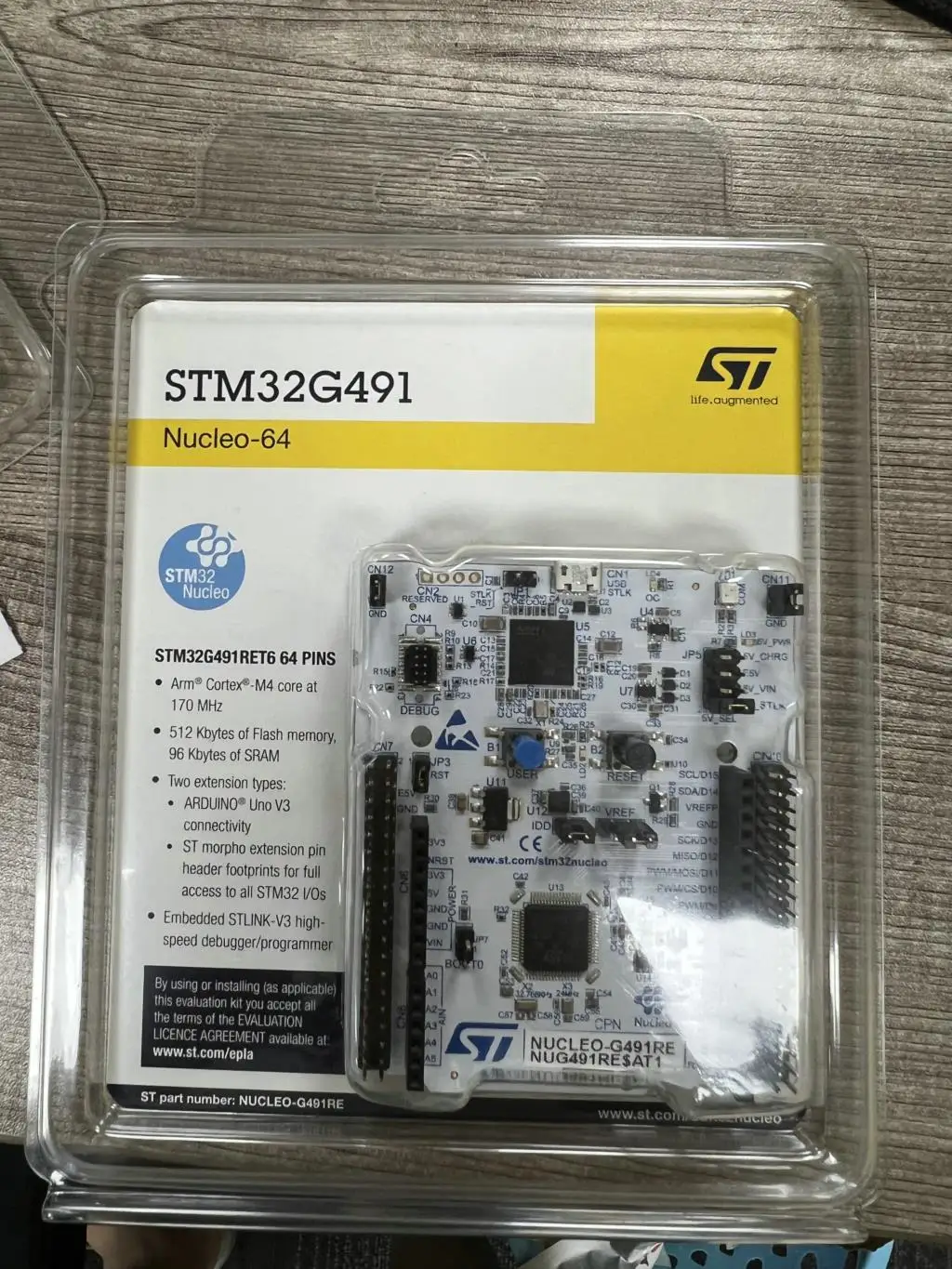 Spot NUCLEO-G491RE STM32G491RET6 development board