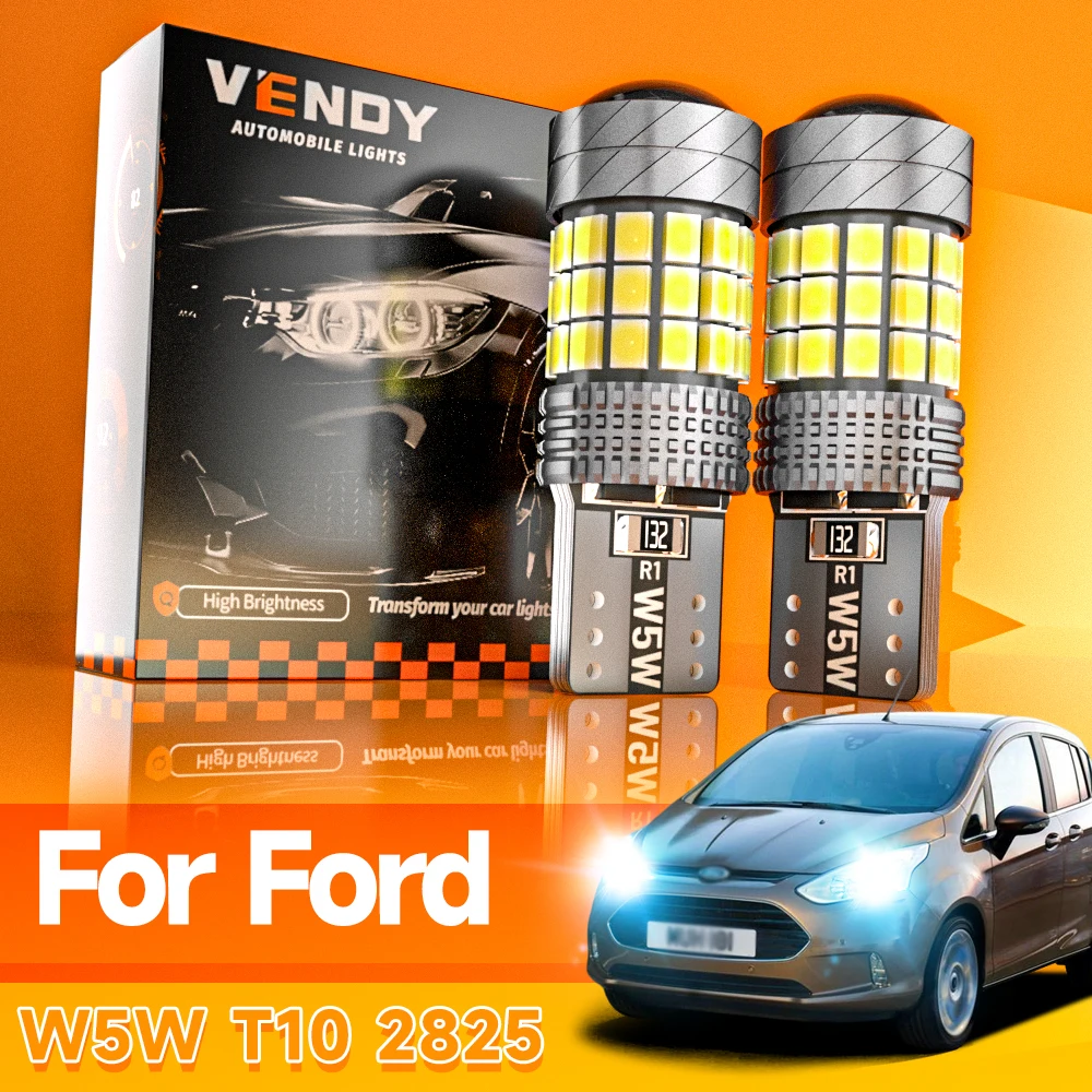 2x LED Clearance Light W5W T10 For Ford C-Max Fiesta 4 5 6 Focus 1 2 3 Fusion Galaxy Ka Kuga Ranger S-Max Edge Mustang Transit