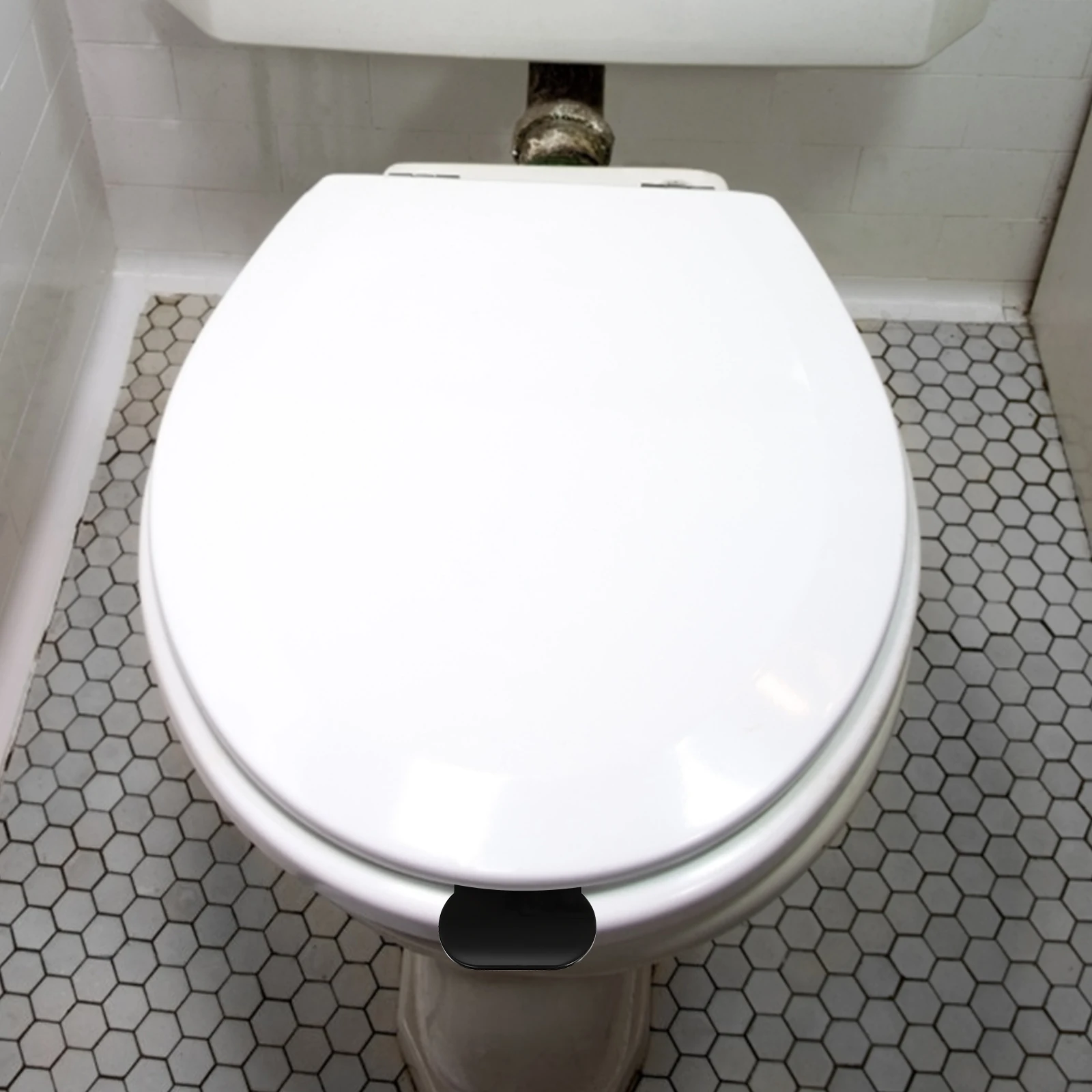 

4pcs Toilet Seat Lifter Adhesive Handle Easy Installation Smooth Surface Universal Fit For Most Toilet Covers Seat Cover Lifter