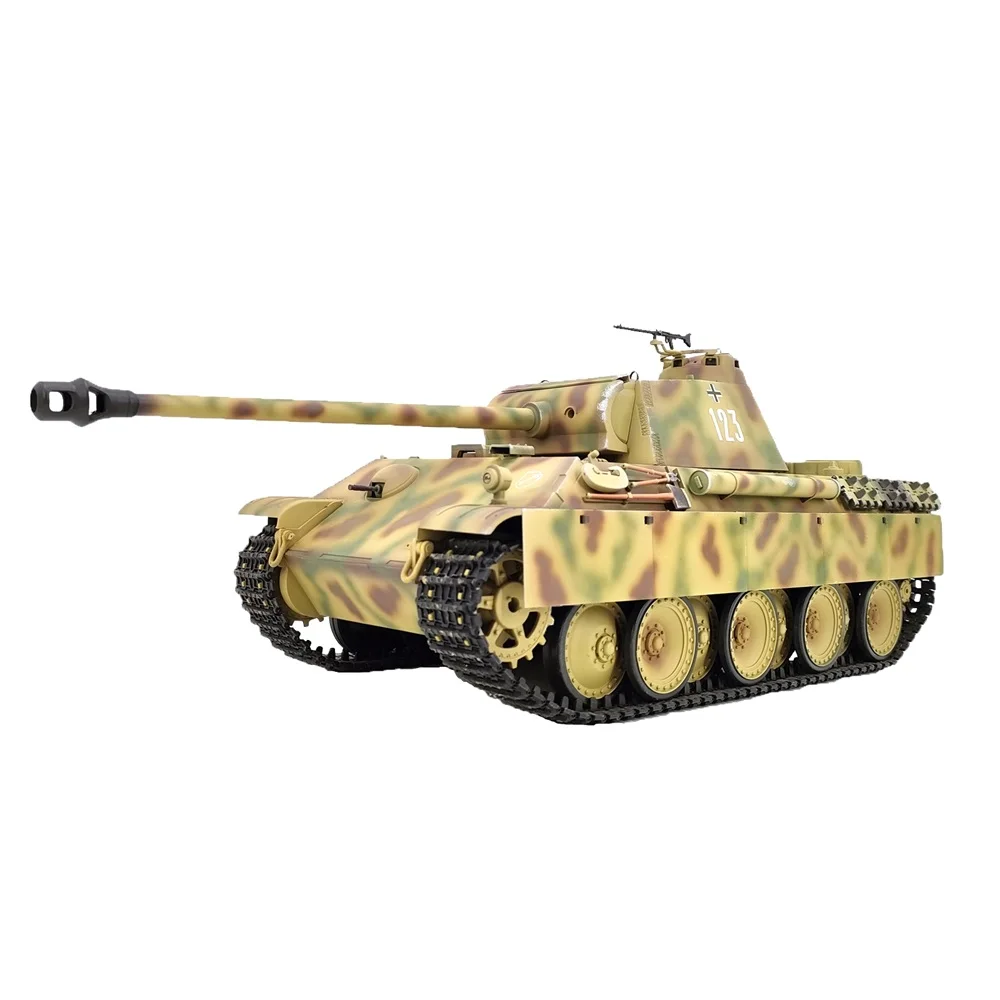 Coolbank RC Tank HengLong 3879-1 German Leopard G Battle Tank 1:16 2.4gh Wireless RC Tank Vehicles Model with Sound & Light Boys