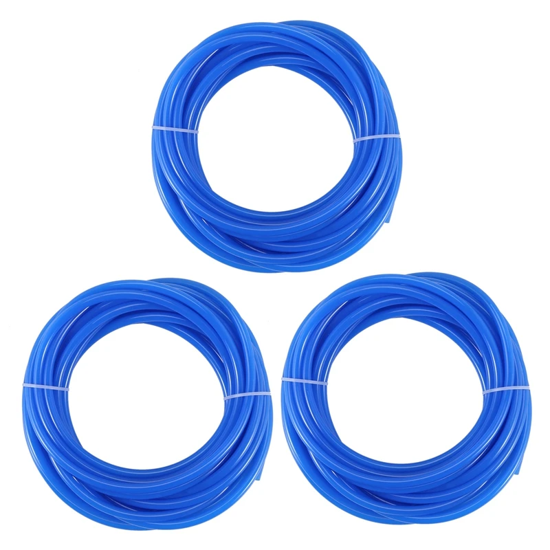 

3X 8Mm(OD) X 5Mm(ID) PU Air Tubing Pipe Hose 10 Meter Blue 10M