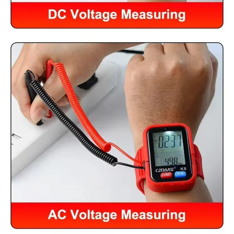 Utility K8 High-precision Digital Voltmeter Portable Intelligent Multi-function Universal Meter Aerial Work Wrist Multimeter