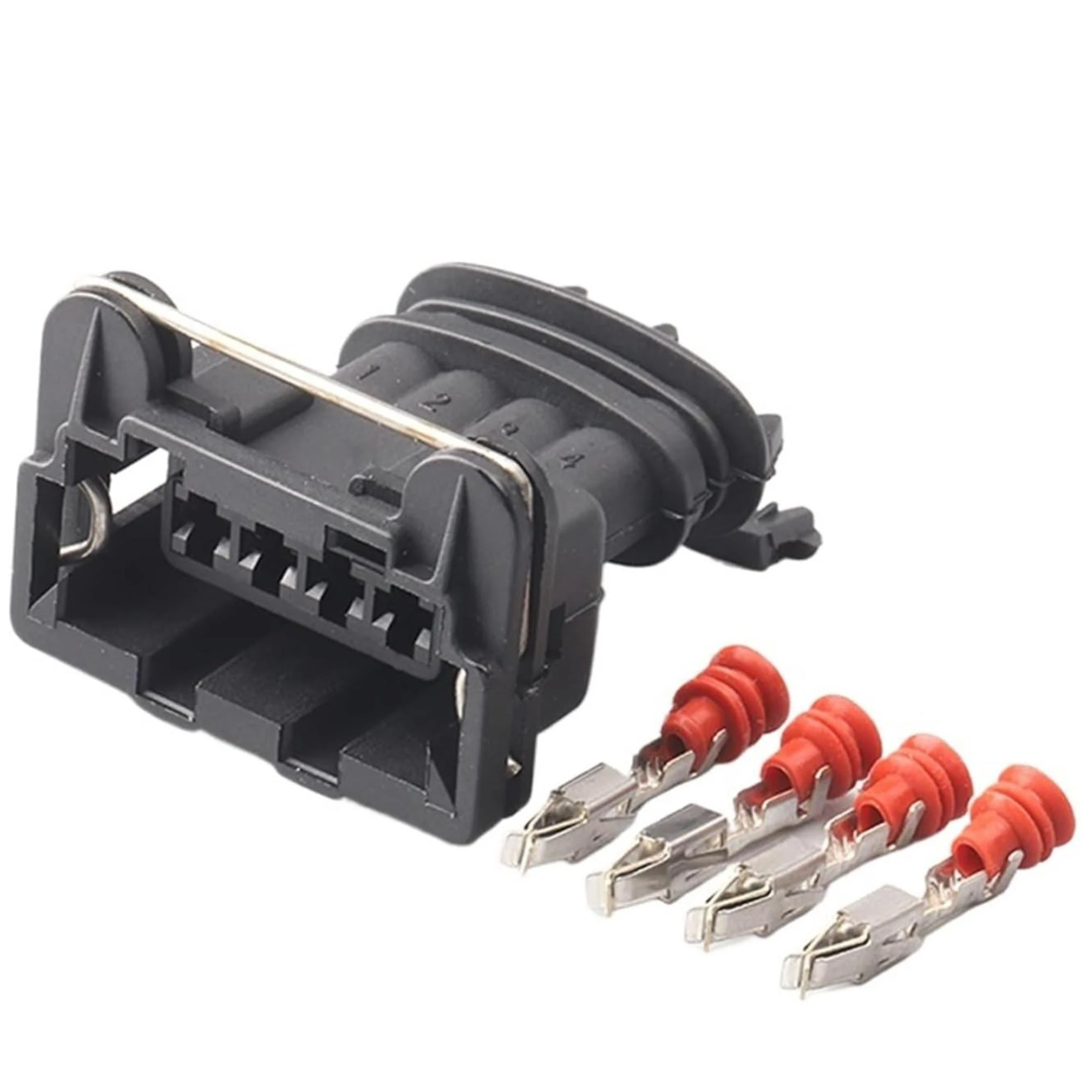 Free shipping 4 Pin Junior Power Timer Socket Plug Sensor Ignition Coil Automotive Connector DJ7042Y-3.5-21 282192-1