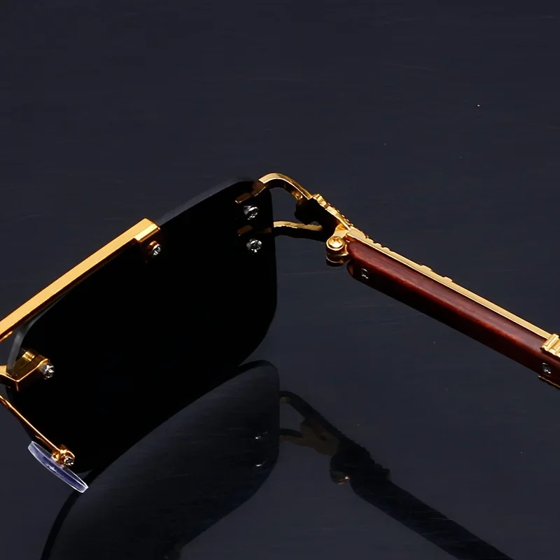 Ins 2024 Luxury Designer UV400 Sunglasses Women Girls New Trendy Rimless Sun Glasses Ladies Vintage Small Round Gafas De Sol
