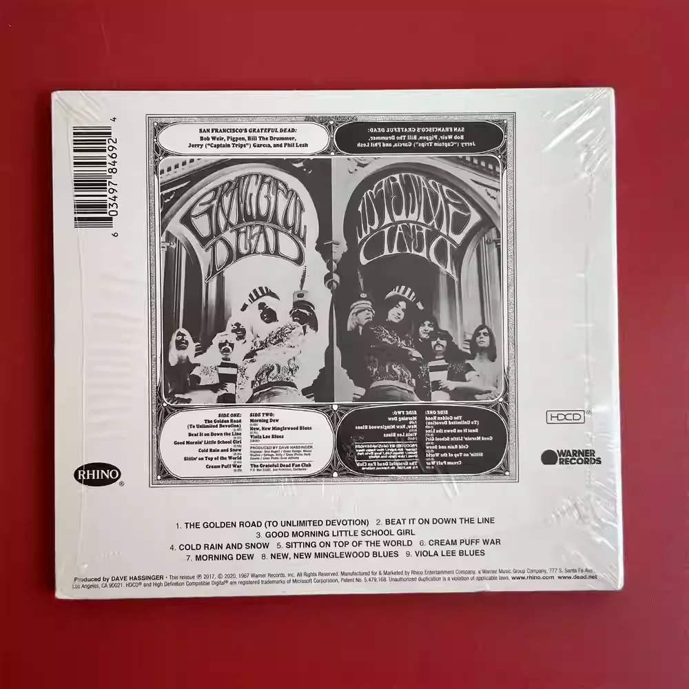 Psychedelic Rock & Roots Rock Album The Grateful Dead Music CD The Grateful Dead Music Record Cosplay Soundtracks Box Gift