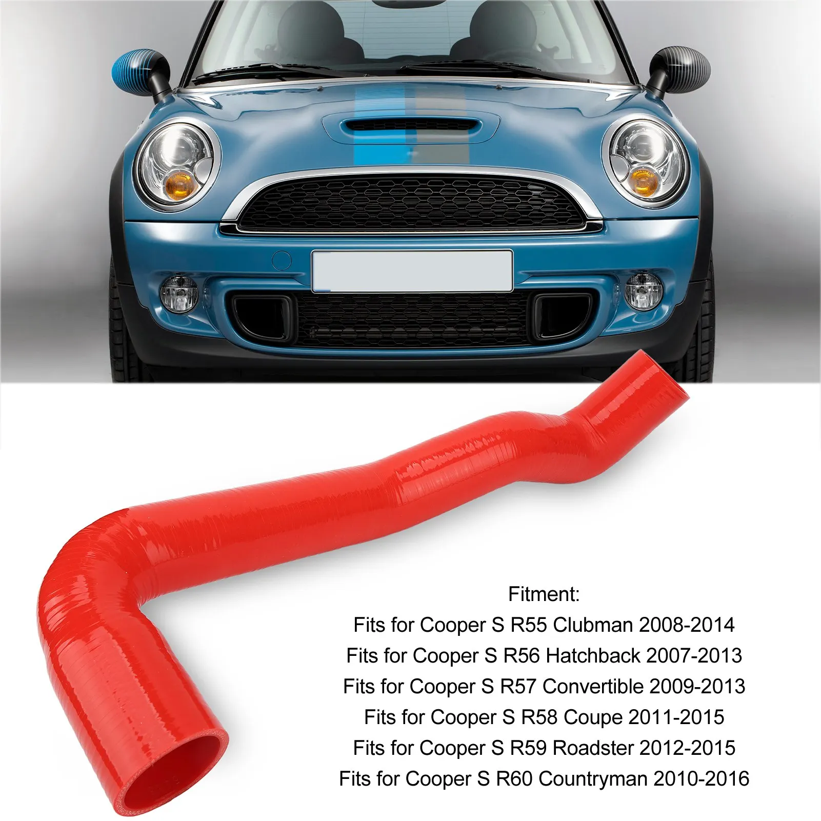 Silicone Auto Radiator Hose Intercooler Resonator Delete Silicone Hose Pipe Kits for Cooper S R55 R56 R57 R58 R59 R60