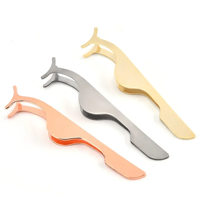 

1pcs Eyelash Tweezers Professional Beauty Makeup Tweezers Eye Lash Make Up Accessories Makeup Eyelash Auxiliary Tweezers