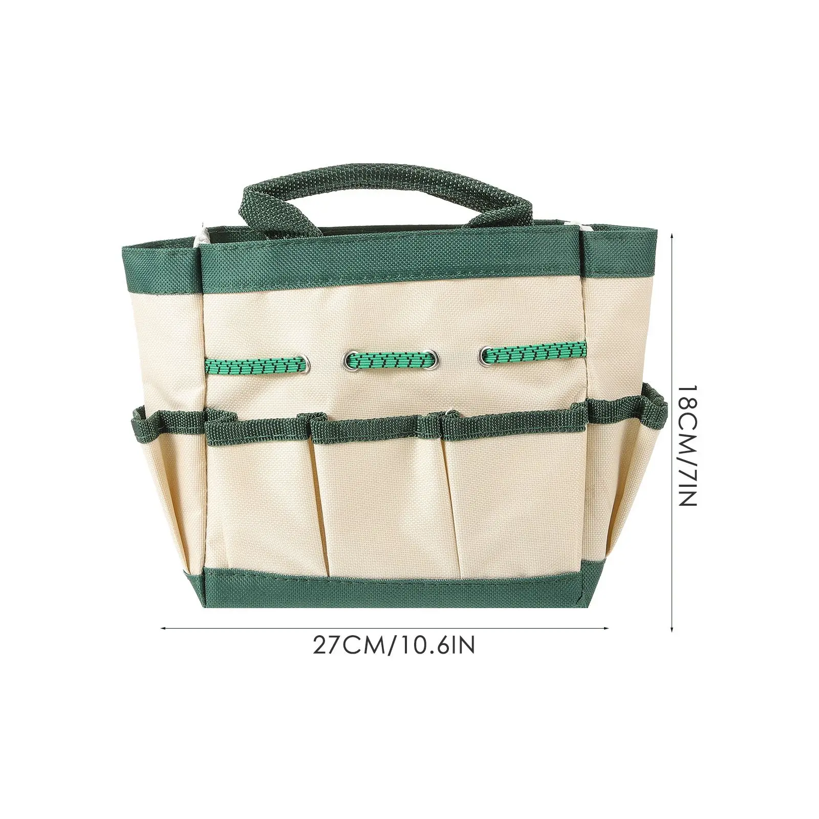 Garden Tool Kit Bags Hand Tools Bag Durable Storage Basket Oxford Cloth Gardening Accessories Container Reasonable Design