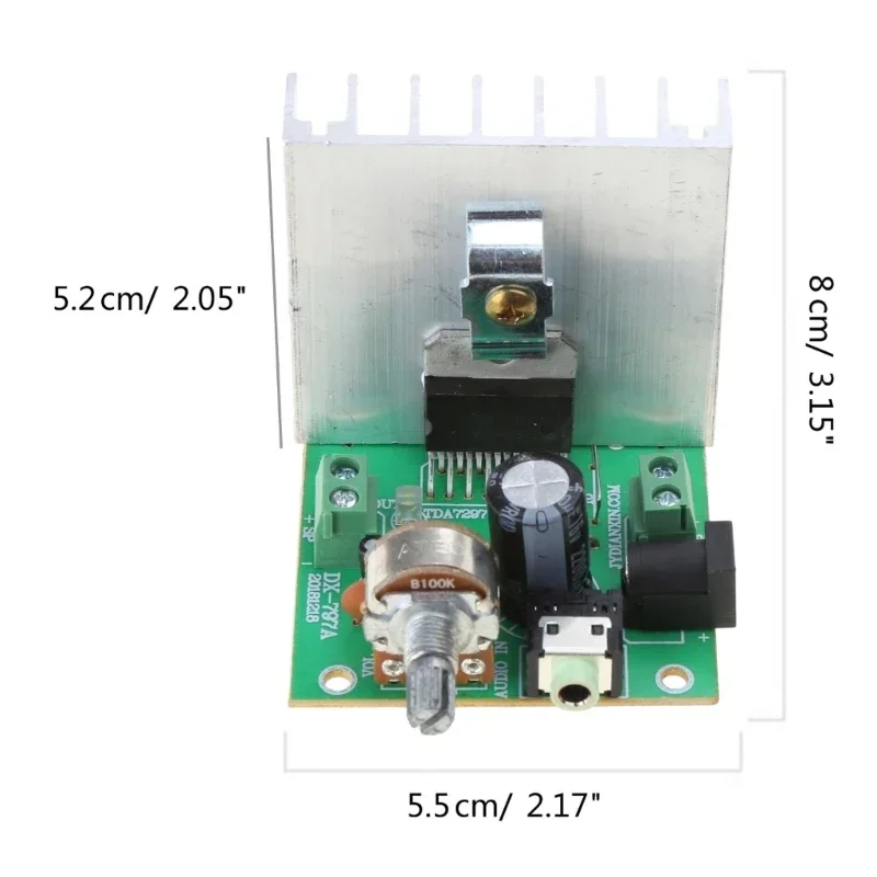 TDA7377 33W + 33W Placa amplificadora estéreo 2.0 Módulo amplificador doble canal DC12V