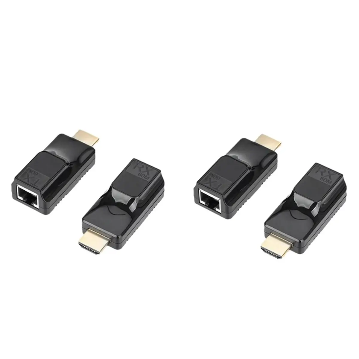 A85P 1080P HDMI-Compatible to RJ45 Extender Adapter 60M,over By CAT6 UTP LAN Extender Cable Adapters for HDTV DVD