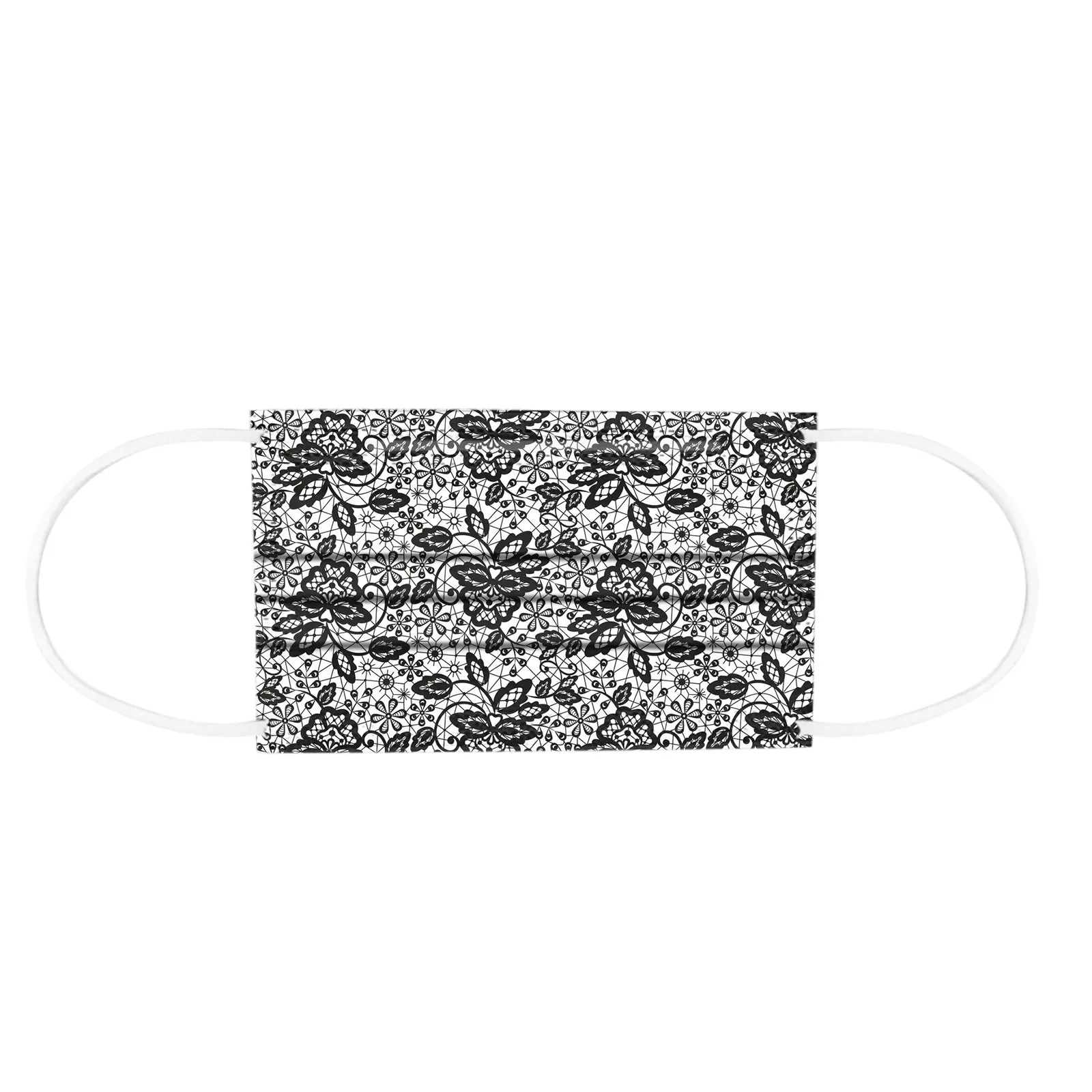 10PCS maschera di pizzo per adulti maschera facciale usa e getta 3Ply Ear Loop Anti-PM2.5 maschera protettiva per il viso antipolvere per esterni maschera usa e getta
