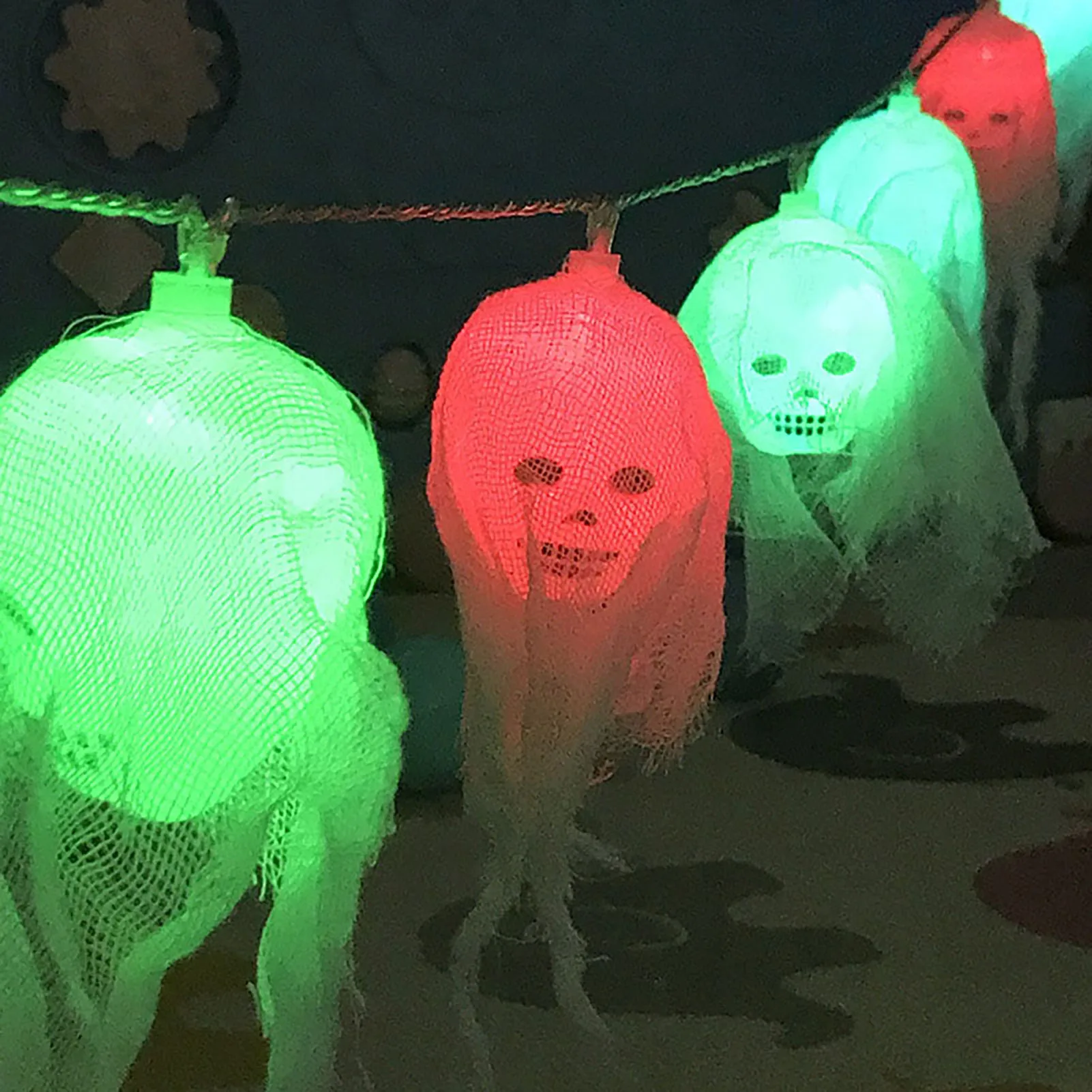 Conjunto de luzes artificiais LED penduradas, luz energeticamente eficiente para crianças, meninas e meninos, presente de festa, Xobw