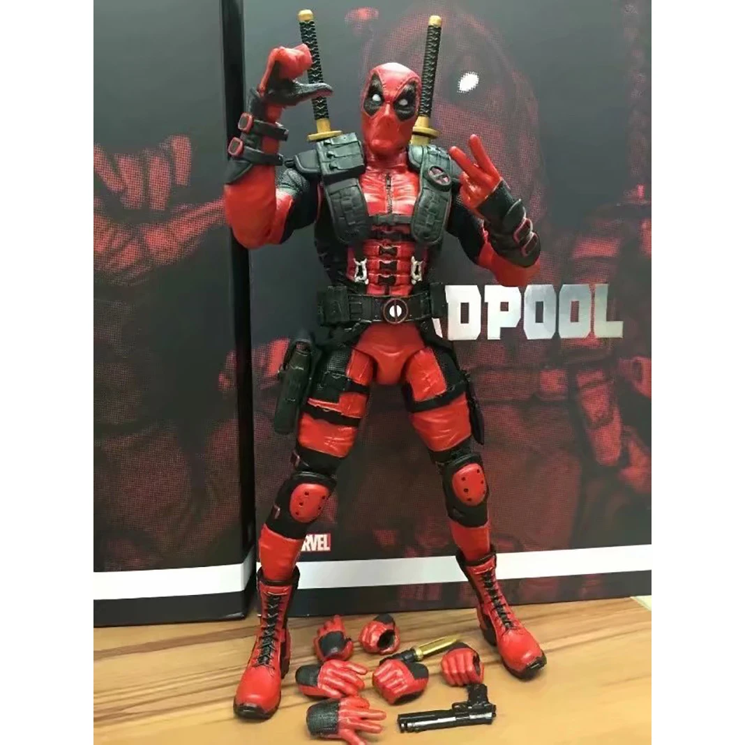 Hot Toys X-Men Deadpool Action Figure Marvel Super Hero Figurine Collectible Model Toy 30cm 1/6 Scale Gift